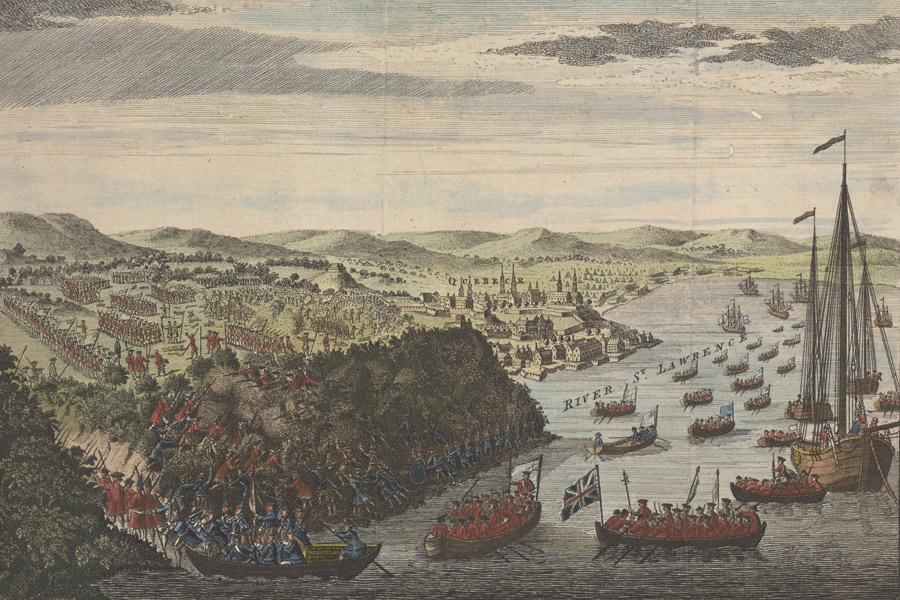 photo Québec vue par le capitaine britannique Hervey Smyth